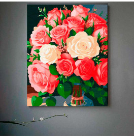 Картина за номерами "Квіти кохання" ArtCraft 40*50 см