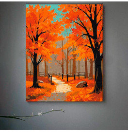Картина по номерам "Осенний лес" Artcraft 40*50 см