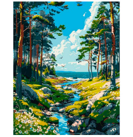 Картина по номерам "Тишина природы" ArtCraft 40*50 см