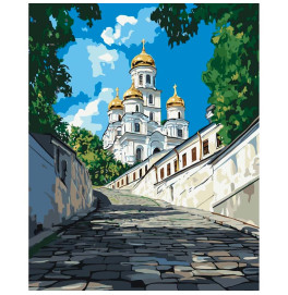 Картина по номерам "Андреевская церковь" Artcraft 40*50 см