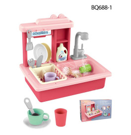Інтерактивний набір іграшкова мийка для посуду тече вода для кухні BQ688-1, BQ688-5