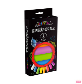 Мел DankoToys цветная серии Мел большие 8 цветов КRD-02-02U