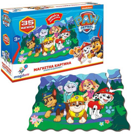 Набір магнітів Магнітна картина Щенячий патруль "Мчимо на допомогу" ML4034-33
