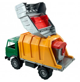 Машинка мусоровоз Орион Х2 пластиковая 273_Green-Orange