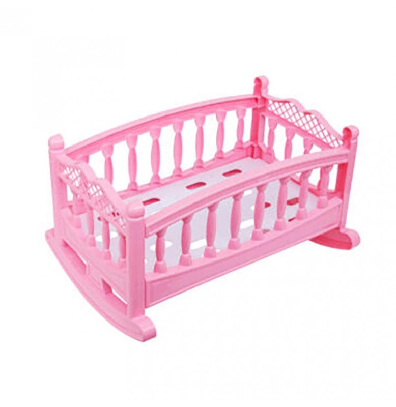 Игрушечная кроватка колыбелька малая № 3 Бамсик 006/6_Pink