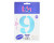 Фольгована кулька-цифра Balun "9" sugar blue 30" 76 см 02429