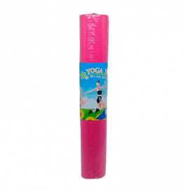 Коврик для йоги/фитнеса PVC 4мм 173*61 см BT-SG-0018_Pink