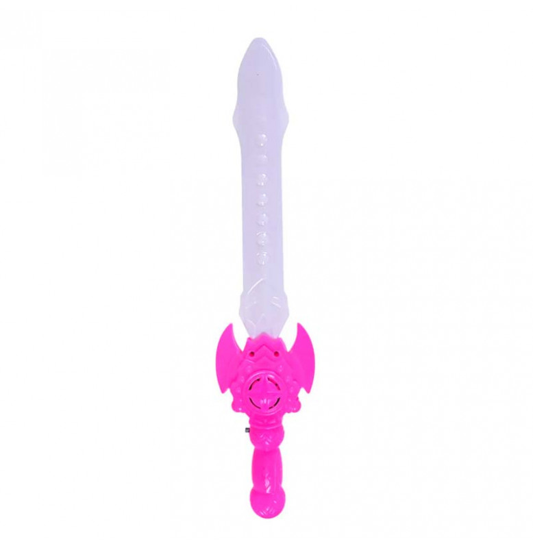Игрушка со светом меч 38 см на батарейках C28411_Pink