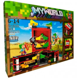 Конструктор My World пластиковый 432 детали. LB1202