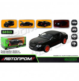 Машинка Автопром Bentley Continental Supersports ISR металлическая со светом и звуком 68313