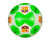 М?яч футбольний №5 PU 310 г FB20126_Green