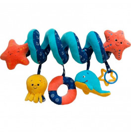 Игрушка мягконабивная растяжка спираль "Морские жители" МС 110604-02