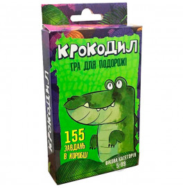 Настольная игра Stateg Крокодил развлекательная на украинском языке (30339) 30339