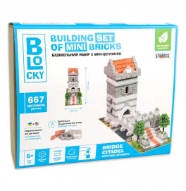 Строительный набор для творчества из мини-кирпичиков BLOCKY Мостовая Цитадель Str 31026