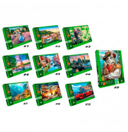 Пазл Danko Toys 1000 элементов C1000-12-01,02,03,04...10