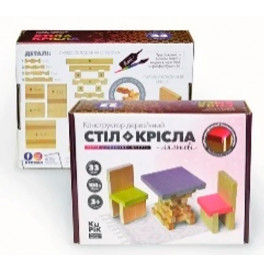 Конструктор "Стол+кресла" 33 эл 0064
