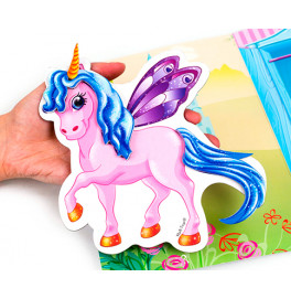 Магнитная игра Vladi Toys "Единорог" в папке VT3204-27