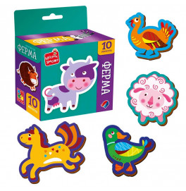 Развивающая игра Vladi Toys "Азбука" на магнитах VT3106-36