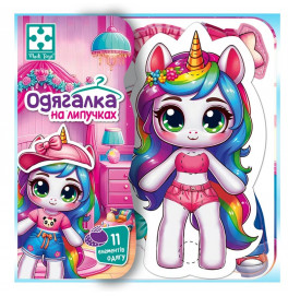 Развивающая игра Vladi Toys "Единорожка" с липучками VT1320-01