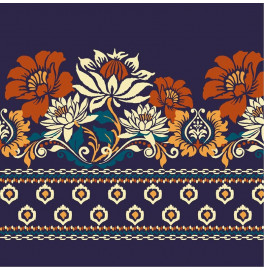 Картина по номерам "Флористический орнамент" 30*30 см @ 13042-AC