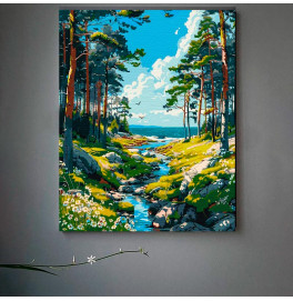 Картина по номерам "Тишина природы" ArtCraft 40*50 см 11044-AC