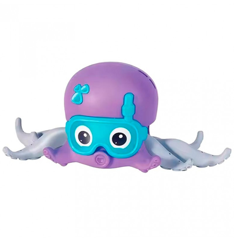 Игрушка для ванной Осьминог заводится, плавает и ходит. HG-5073_Violet