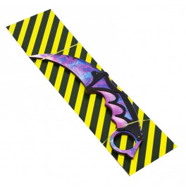 Сувенирный нож Сувенир Декор Керамбит Purple Camo из дерева SO2CARPС