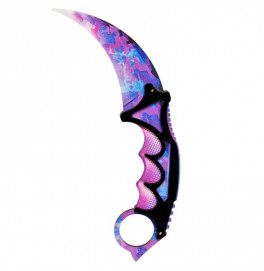 Сувенирный нож Сувенир Декор Керамбит Purple Camo из дерева SO2CARPС