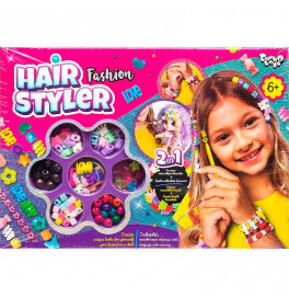 Набор для создания причесок Danko Toys Парикмахер Hair Styler. Fashion с аксессуарами HS-01-02