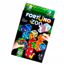 Настольная игра Danko Toys "Fortuno ZOO 3D" развивающая G-F3D-02-01U