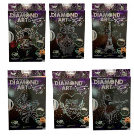 Комплект креативного творчества "DIAMOND ART" DAR-01-01,02,03,04,06,09