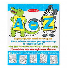 Гигантская раскраска Melissa & Doug Алфавит Африканские животные MD19109