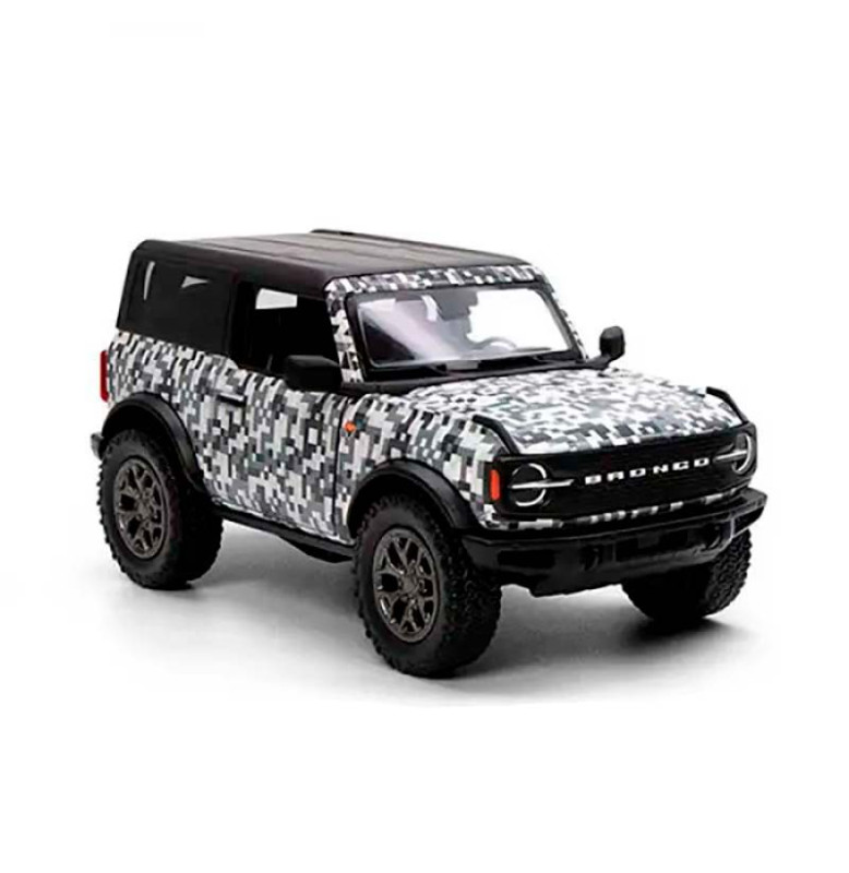 Модель джип FORD BRONCO CAMO-EDITION 5" металлическая инерционная