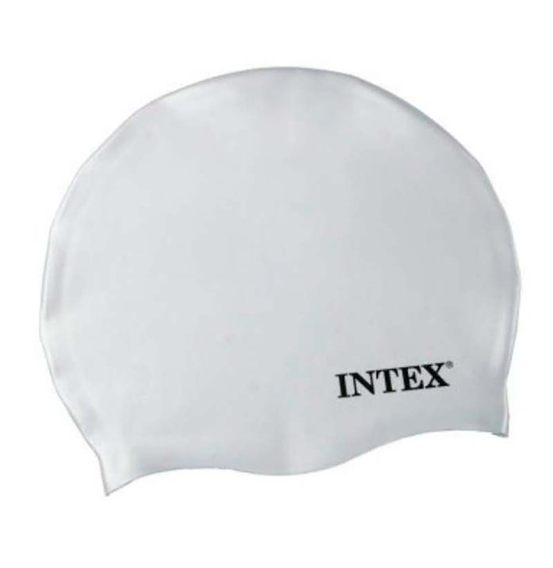 Шапочка для плавання INTEX на 8 років 3 кольори, 20 см 55992 55992_White