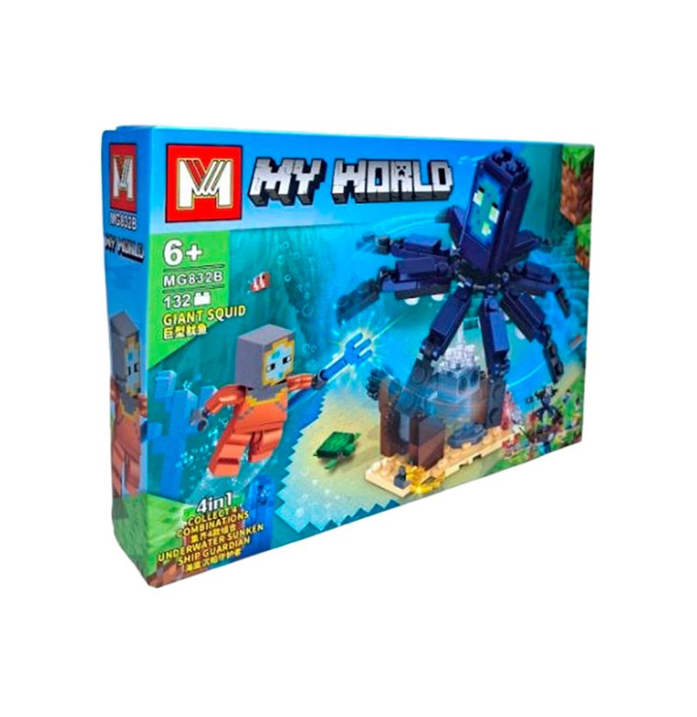 Конструктор My World блоковий пластиковий MG832_seriesB