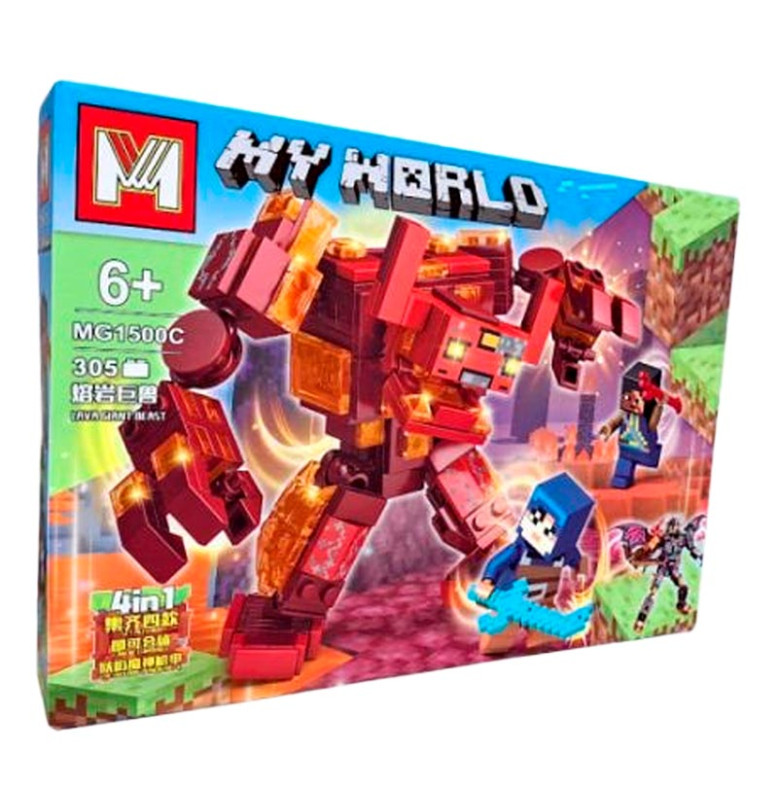 Конструктор My World блоковий пластиковий MG1500_seriesC