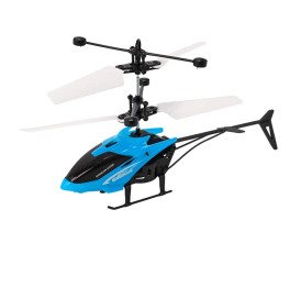 Запускалка вертолет со светом и USB HJ9196_Blue