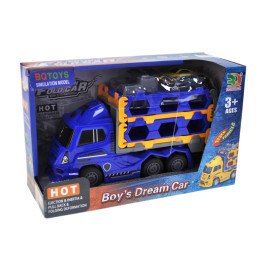 Автовоз инерционный с машинками BQ700-90