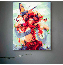 Картина по номерам Состояние души Strateg 30х40 см SS-6517