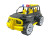 "Внедорожник классический арт.331 черный кузов, Детская игрушка, Бамсик 331_Black-Yellow