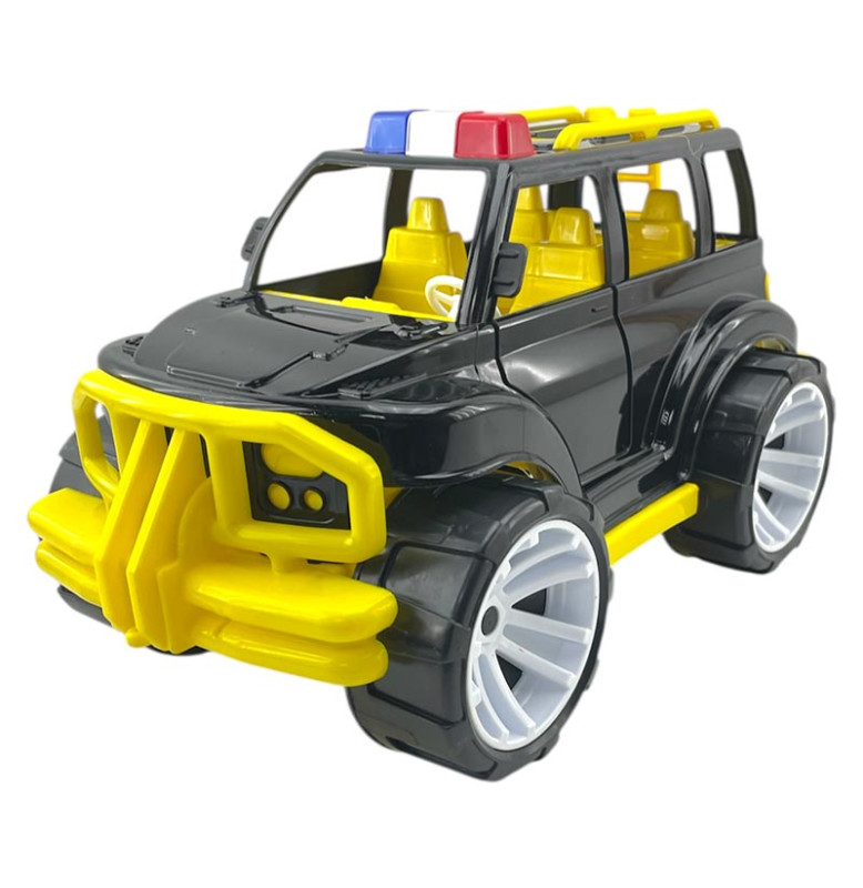 "Позашляховик класичний малий арт.331 чорний кузов, Іграшка дитяча, Бамсик 331_Black-Yellow