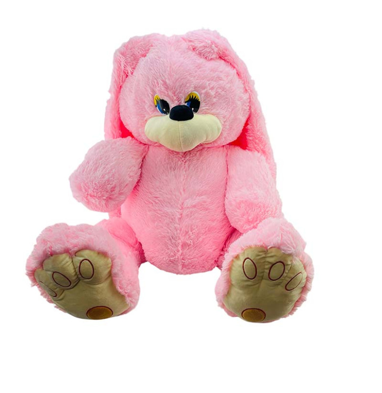 М'яка іграшка Зайка Сєня 90 см 0022_Pink