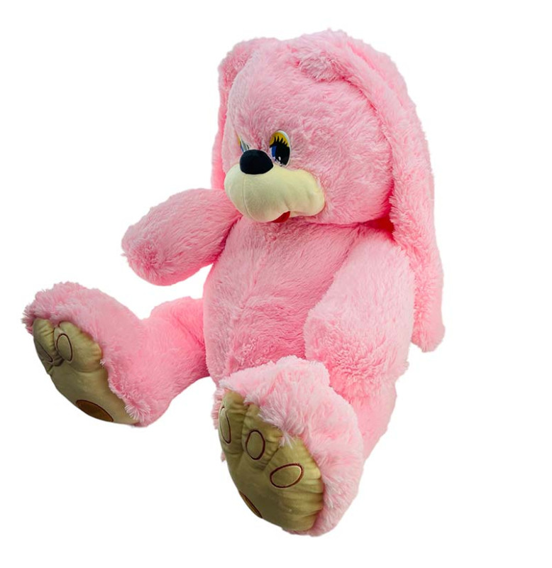 М'яка іграшка Зайка Сєня 90 см 0022_Pink