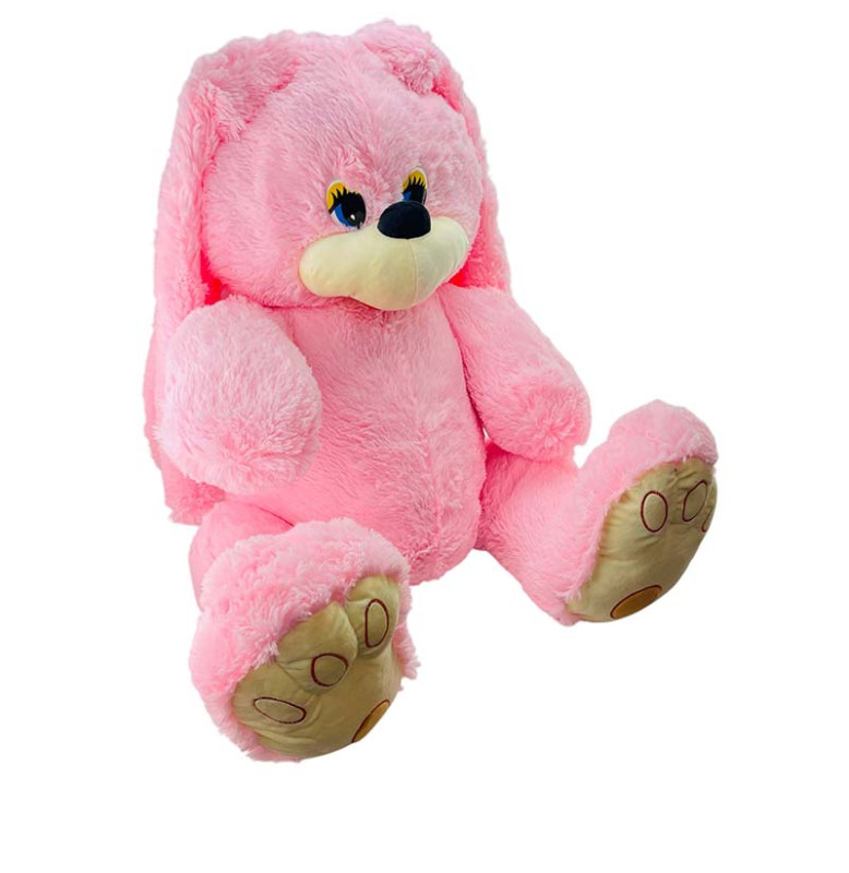 М'яка іграшка Зайка Сєня 90 см 0022_Pink