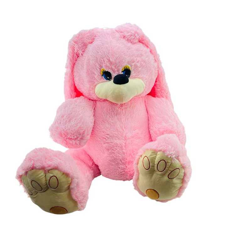 М'яка іграшка Зайка Сєня 90 см 0022_Pink