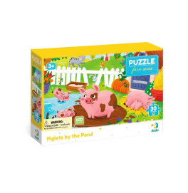 Пазл Dodo Поросята возле пруда 30 элементов 300682