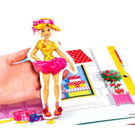 Магнитная игра Vladi Toys "Блондинка" в папке
