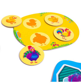 Развивающий набор Vladi Toys "Ферма" 3 в 1 для детей VT2901-03