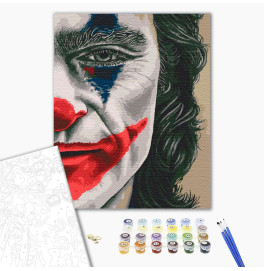 Картина по номерам с лаком ArtCraft "Джокер" 40*50 см 10317-AC