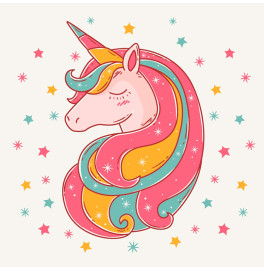 Картина по номерам "Мечтающая единорожка" 30*30 см 15001-AC Картина по номерам "Мечтающая единорожка" 30*30 см 15001-AC